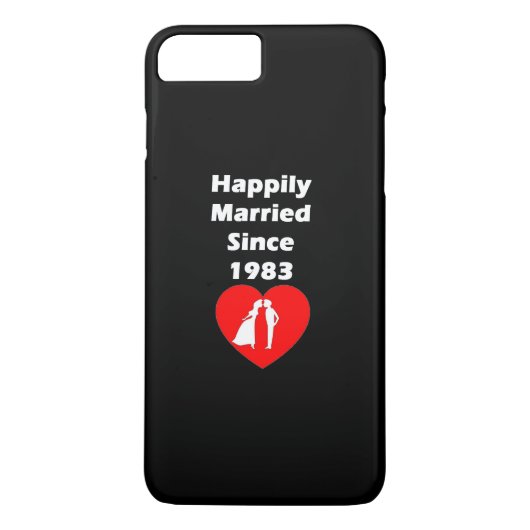 1983年から幸せな結婚 Case-Mate iPhoneケース (裏面)