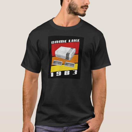 1983年のようなゲーム, レトロゲーム Tシャツ (正面)