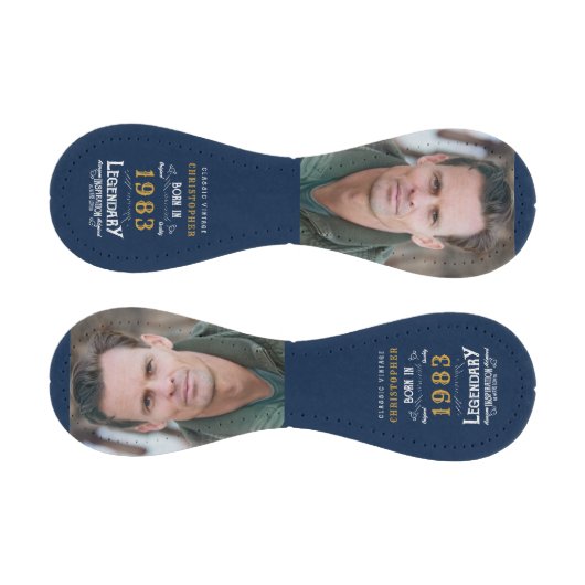 1983年の生まれ1983年モノグラム写真伝説ブルー 野球ボール (パネル)