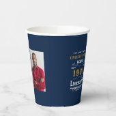 1983年の40生まれ歳の写真テンプレート伝説 紙コップ (左)