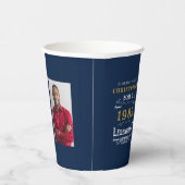 1983年の40生まれ歳の写真テンプレート伝説 紙コップ (右)