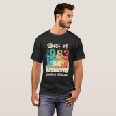 1983年カセットテ最高のープ40位の40歳の贈り物 Tシャツ (正面フル)