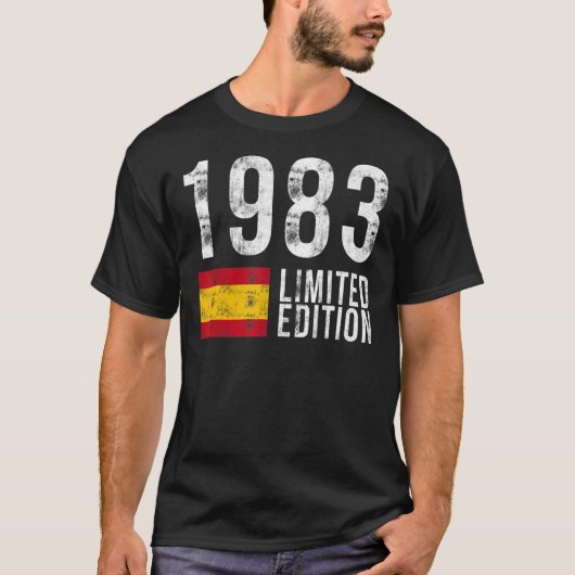 1983年スペイン国旗の誕生日 Tシャツ (正面)