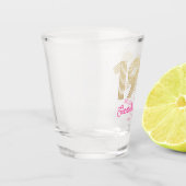 1983年ピンク金ゴールド40歳の誕生日 ショットグラス (左)