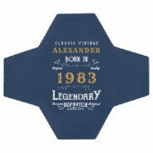 1983年モノグラム生まれ名伝説40歳 サッカーボール (フラット)