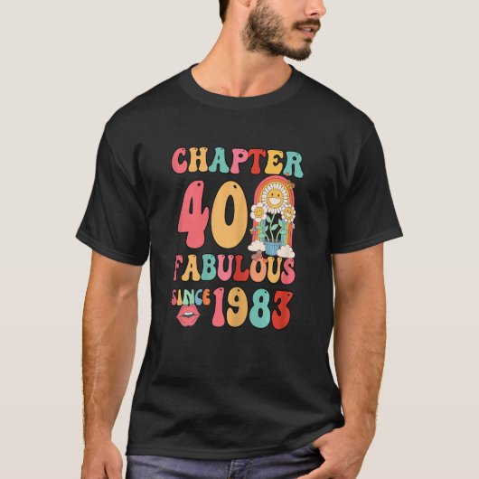 1983年以来の女性の第40章ヴィンテージGroo Tシャツ (正面)