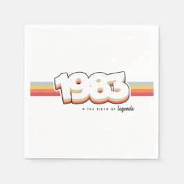 1983年伝説の誕生 スタンダードカクテルナプキン