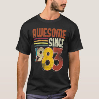 1983年素晴らしから40歳の誕生日レトロヴィンテージ Tシャツ