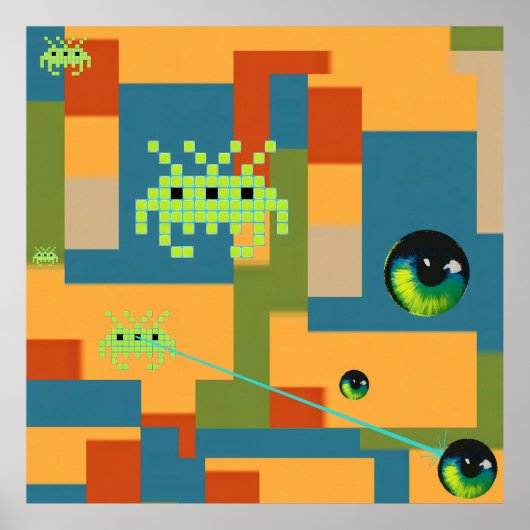 1983年素晴らしのビデオゲームの衝突 ポスター (正面)