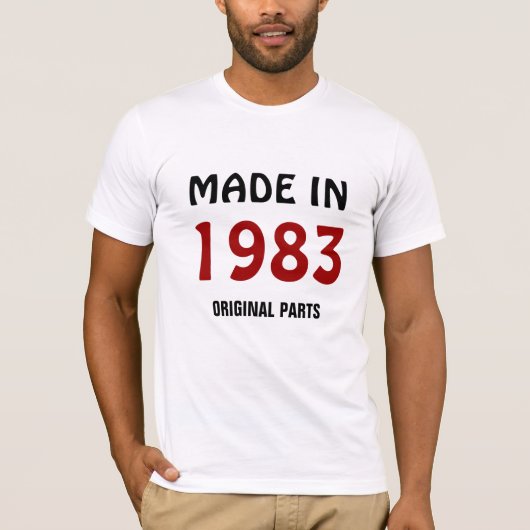 1983年製、オリジナル部品 Tシャツ (正面)