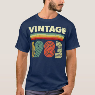 1983年誕生日ヴィンテージレトロ38歳デザイン Tシャツ