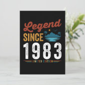 1983年誕生 伝説のレトロ ヴィンテージ 招待状 (スタンド正面)