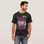 1983年10月素晴らしフローラ39誕生日 Tシャツ (正面フル)