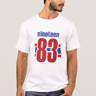 1983年39生まれ歳ヴィンテージ仁円83 39階 Tシャツ