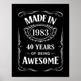 1983年40年の2023年素晴らし作 ポスター
