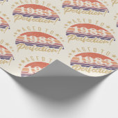 1983年40歳の誕生日 ラッピングペーパー (角)