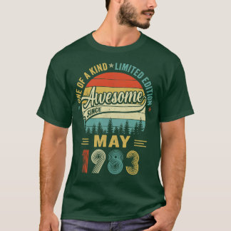 1983年5月ヴィンテージ40歳レトロ40歳 Tシャツ