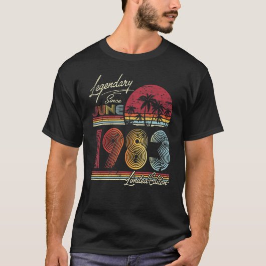 1983年6月39日から伝説的 Tシャツ (正面)