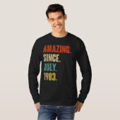 1983年7月以来の驚き39歳のギフト39th Bir Tシャツ (正面フル)