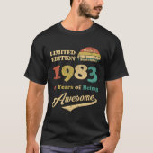 1983年9月に40年の存在によって作られ素晴らしる Tシャツ (正面)