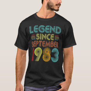 1983年9月49th Bir以来39歳の伝説 Tシャツ
