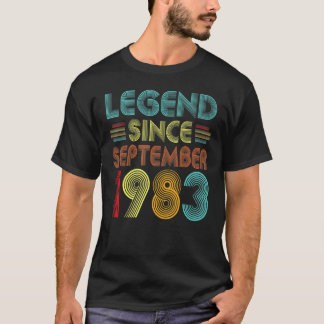1983年9月49th Bir以来39歳の伝説 Tシャツ