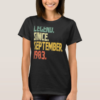 1983年9月49th Bir以来39歳の伝説 Tシャツ