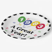 1983年A年間誕生日素晴らし紙プレート ペーパープレート (アングル)