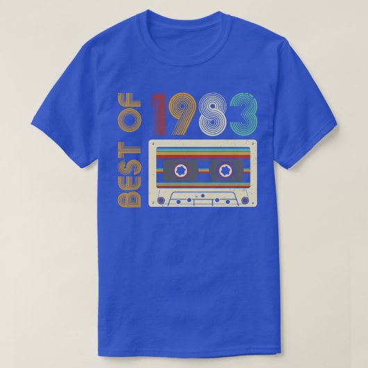 1983最高の年の誕生日 Tシャツ (デザイン正面)