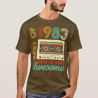 1983最高の年限定版誕生日1 Tシャツ