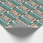 1983生まれ年のラッピング紙 ラッピングペーパー (角)