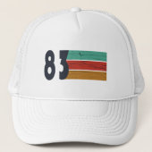 1983生まれ年のヴィンテージ誕生日ギフト キャップ (正面)