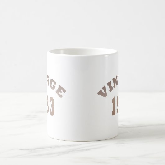 1983生まれ年のヴィンテージ誕生日ギフト コーヒーマグカップ (中央)