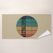 1983生まれ年のヴィンテージ バスタオル (バスタオル)