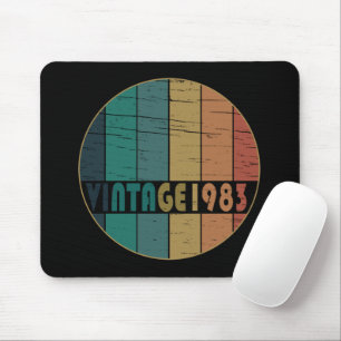 1983生まれ年のヴィンテージ マウスパッド