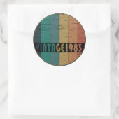 1983生まれ年のヴィンテージ ラウンドシール (バッグ)