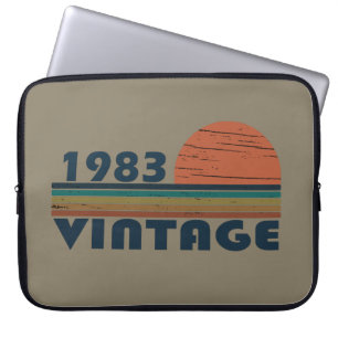 1983生まれ年のヴィンテージ ラップトップスリーブ