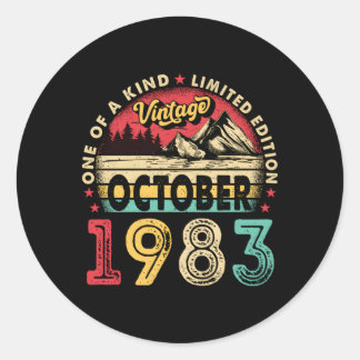 1983生まれ年10月40日 ラウンドシール