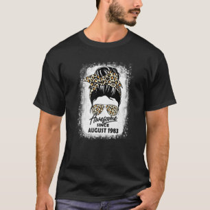 1983素晴らし年から40歳Messy Bun L Tシャツ