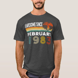 1983素晴らし年2月以来 Tシャツ