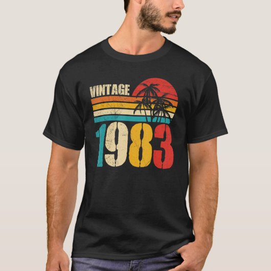 1983素晴らし年39誕生日39歳の男性 Tシャツ (正面)