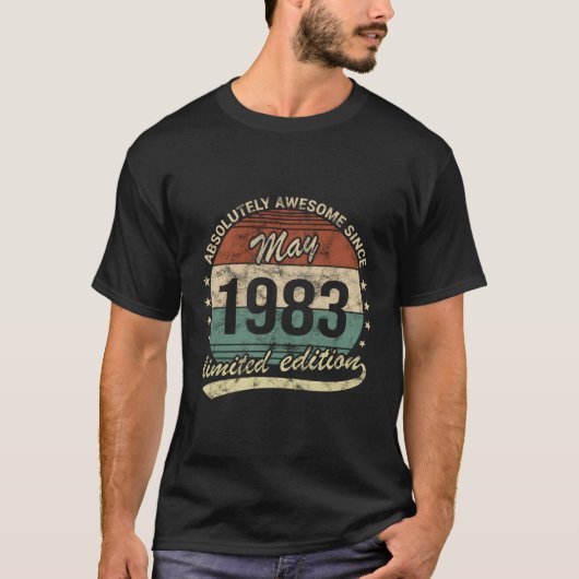 1983素晴らし年5月以来 Tシャツ (正面)