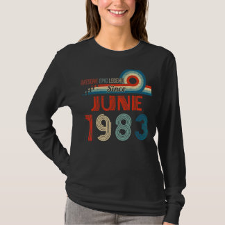 1983素晴らし年6月39誕生日以来の叙事詩 Tシャツ