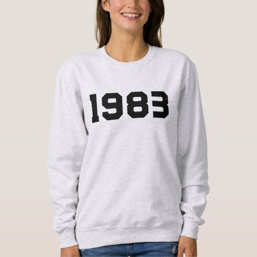 1983誕生日40thマイルストーンギフトSweatshirt スウェットシャツ (正面)
