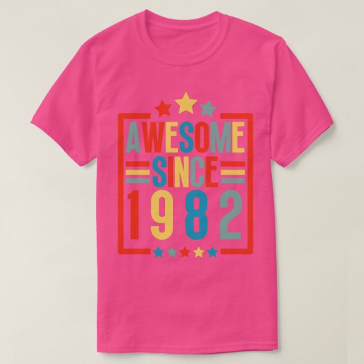 1983 素晴らし 10年以降 Tシャツ (デザイン正面)