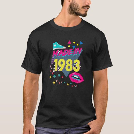 1983 39誕生日80s 90s 1990s 1980s Nos Tシャツ (正面)