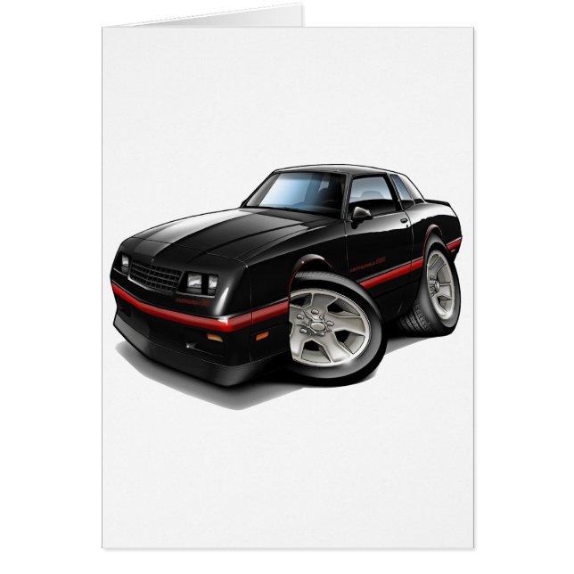 1983-88年のモンテカルロの黒い車 (正面)