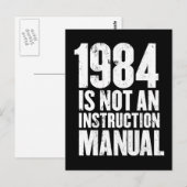 1984は取扱説明書ではない ポストカード (正面/裏面)