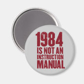 1984は取扱説明書マグネットではない マグネット (正面/裏面)