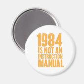 1984は取扱説明書マグネットではない マグネット (正面/裏面)